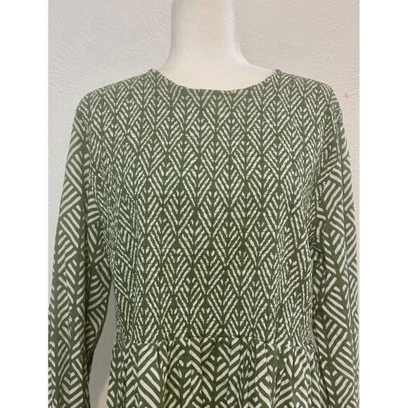 Michelle McDowell Size XXL Mills Peplum Babydoll Top Looking Up Vineyard Boho - Picture 3 of 13